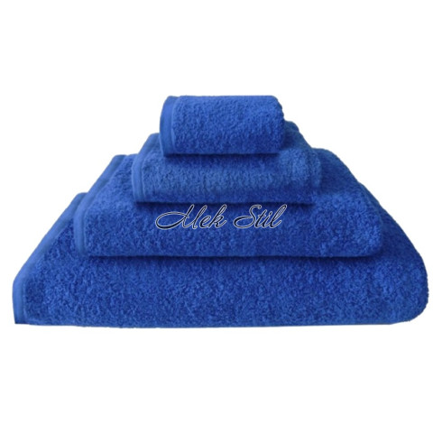 Комплект хавлиени кърпи за баня в тъмно синьо 